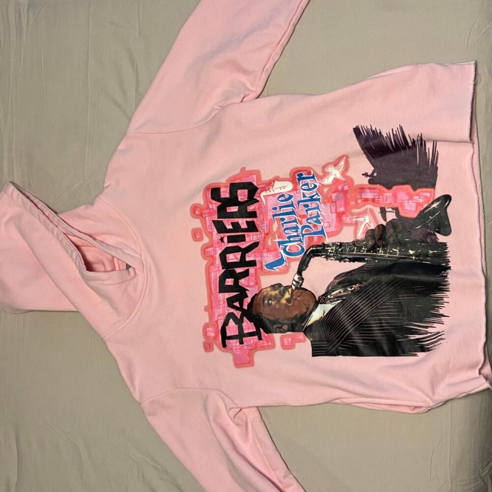 Parker Men's Pink Hoodie